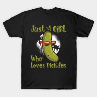 Just A Girl Who Loves Pickles - Cute Pickle Gift product T-Shirt